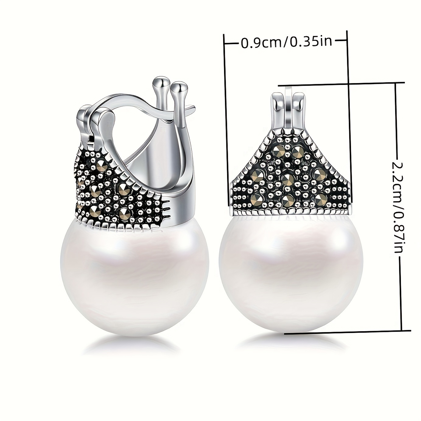 Women's Crown-Shaped Synthetic Zirconia Hoop Earrings
